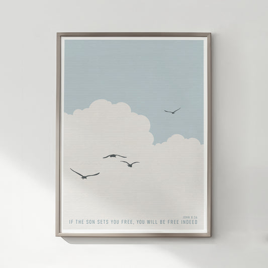John 8:36 Fine Art Print