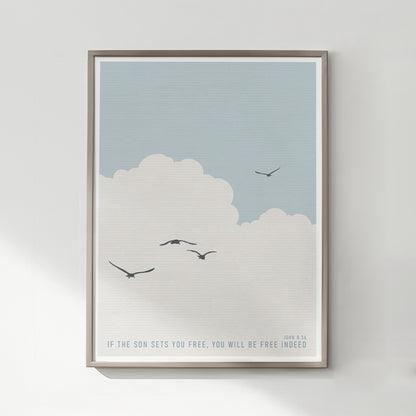 John 8:36 Fine Art Print