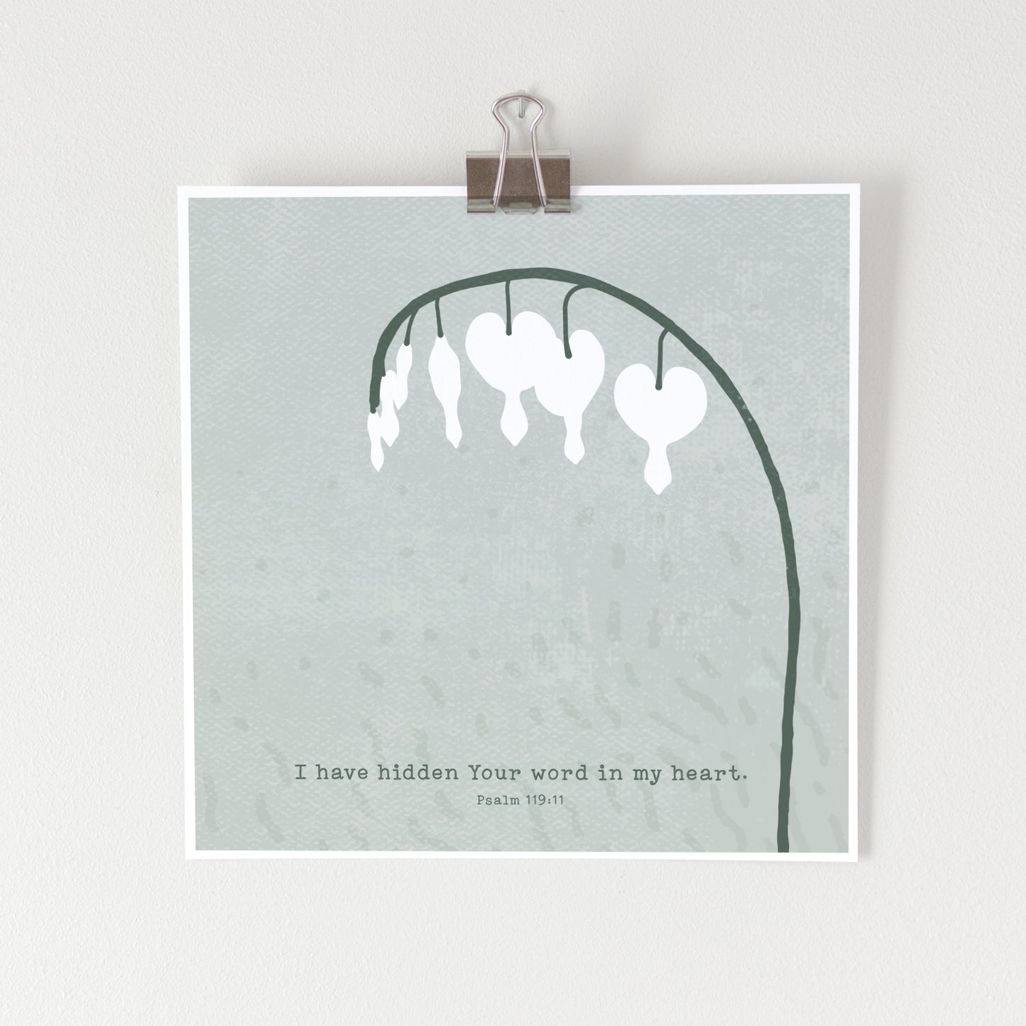 Psalm 119:11 Fine Art Print