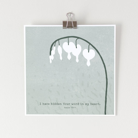 Psalm 119:11 Fine Art Print