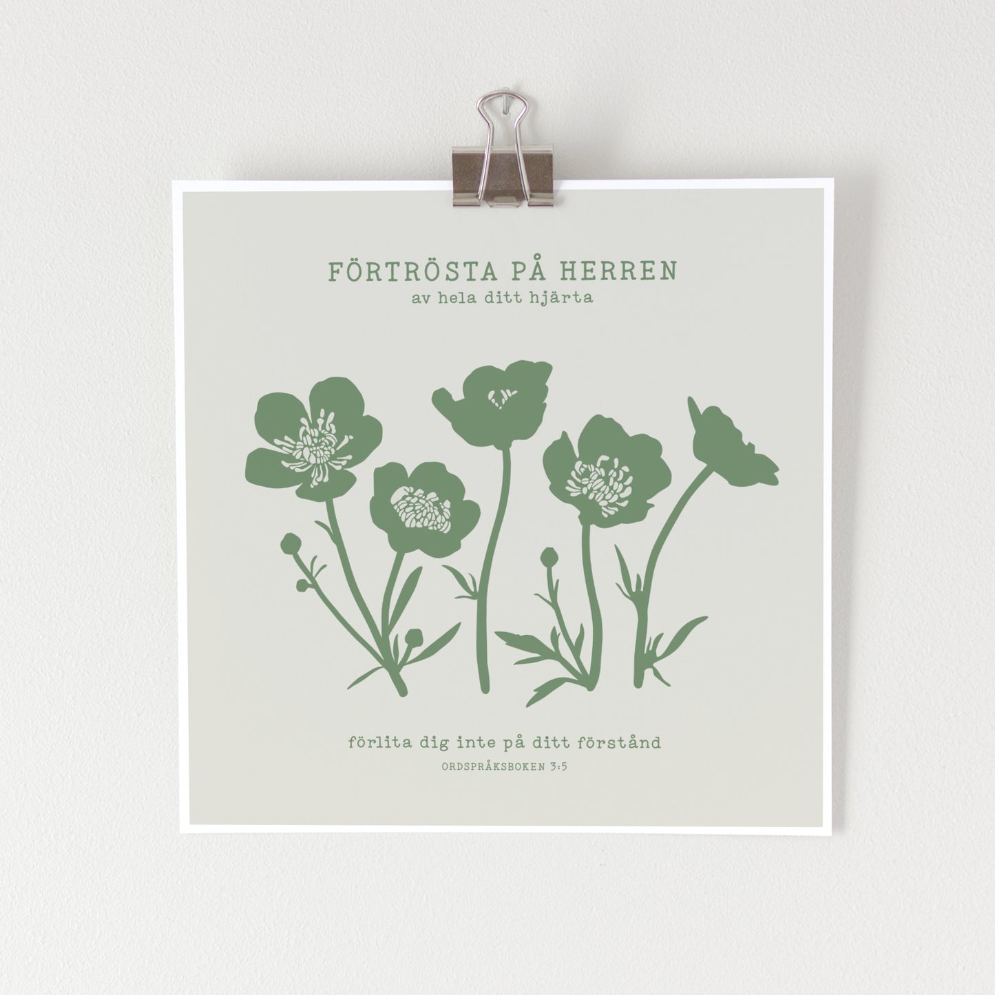 Proverbs 3:5 Fine Art Print